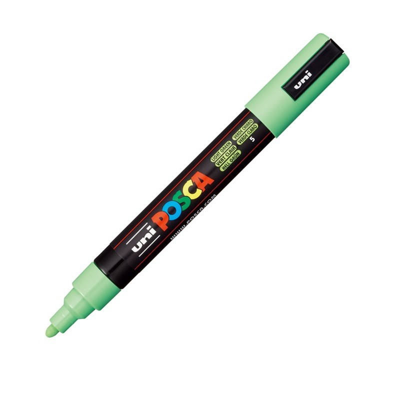 Marker Posca PC-5M Verde Deschis | Versatil