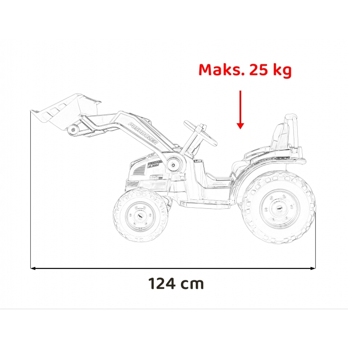 Ramiz Excavator Electric Copii cu Telecomanda - imagine 3