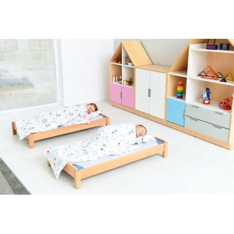 Lenjerie Pat Copii Gri-Roz Moje Bambino - imagine 9