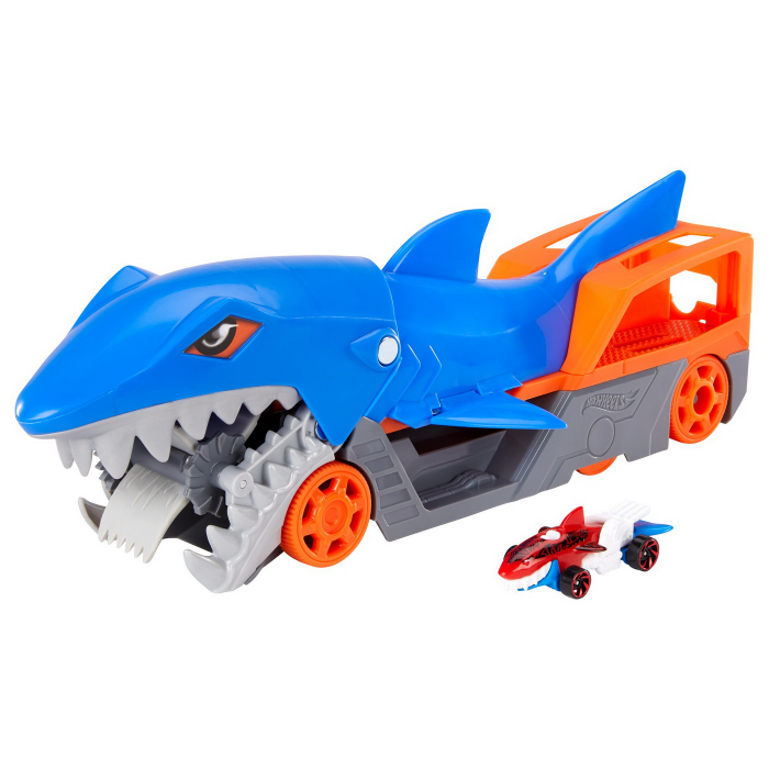 Hot Wheels Transportator Rechin cu Masinuta