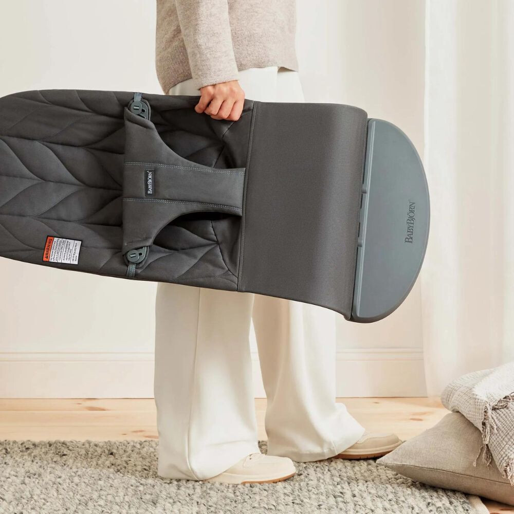 BabyBjorn Bliss Anthracite | Balansoar Ergonomic - imagine 3