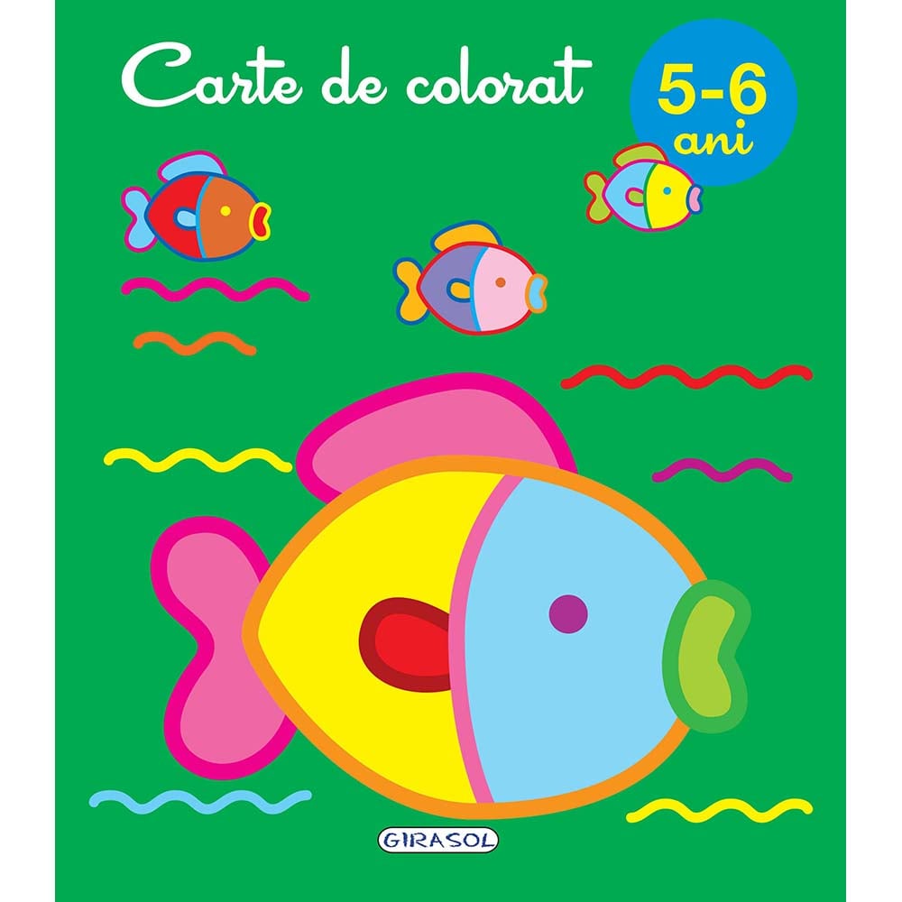Carte de Colorat 5-6 Ani Girasol