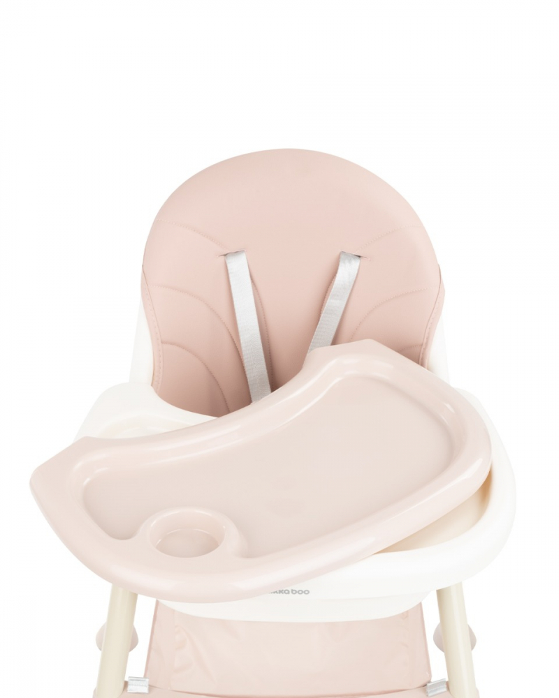Scaun de masă KikkaBoo 2 în 1 Brie Pink, Pliabil - imagine 5