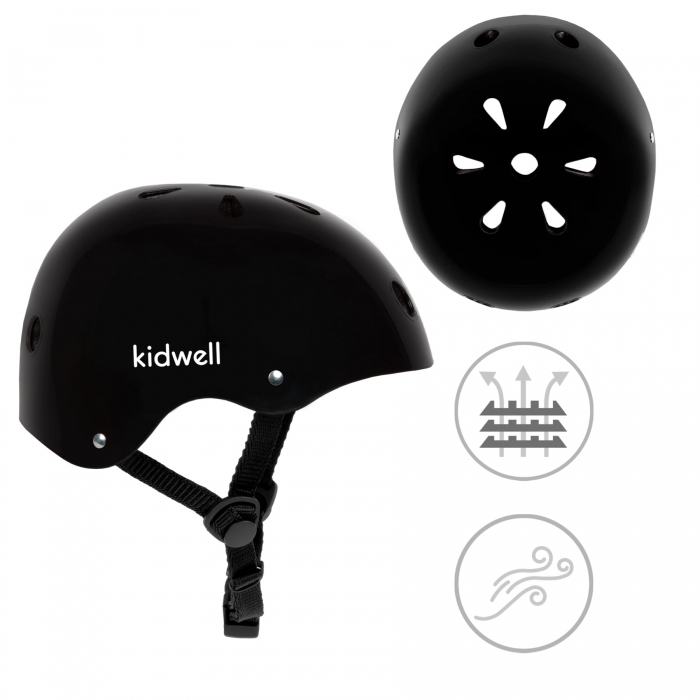 Casca Kidwell ORIX II S, Negru, Siguranta si Confort - imagine 5