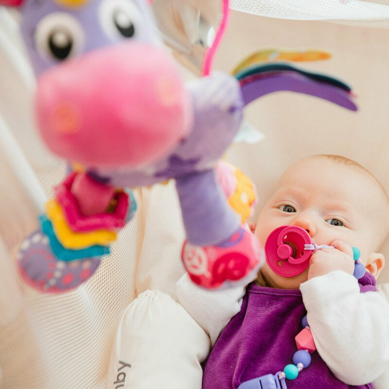 Playgro Activity Friend Stella Unicorn, 39 cm - imagine 6