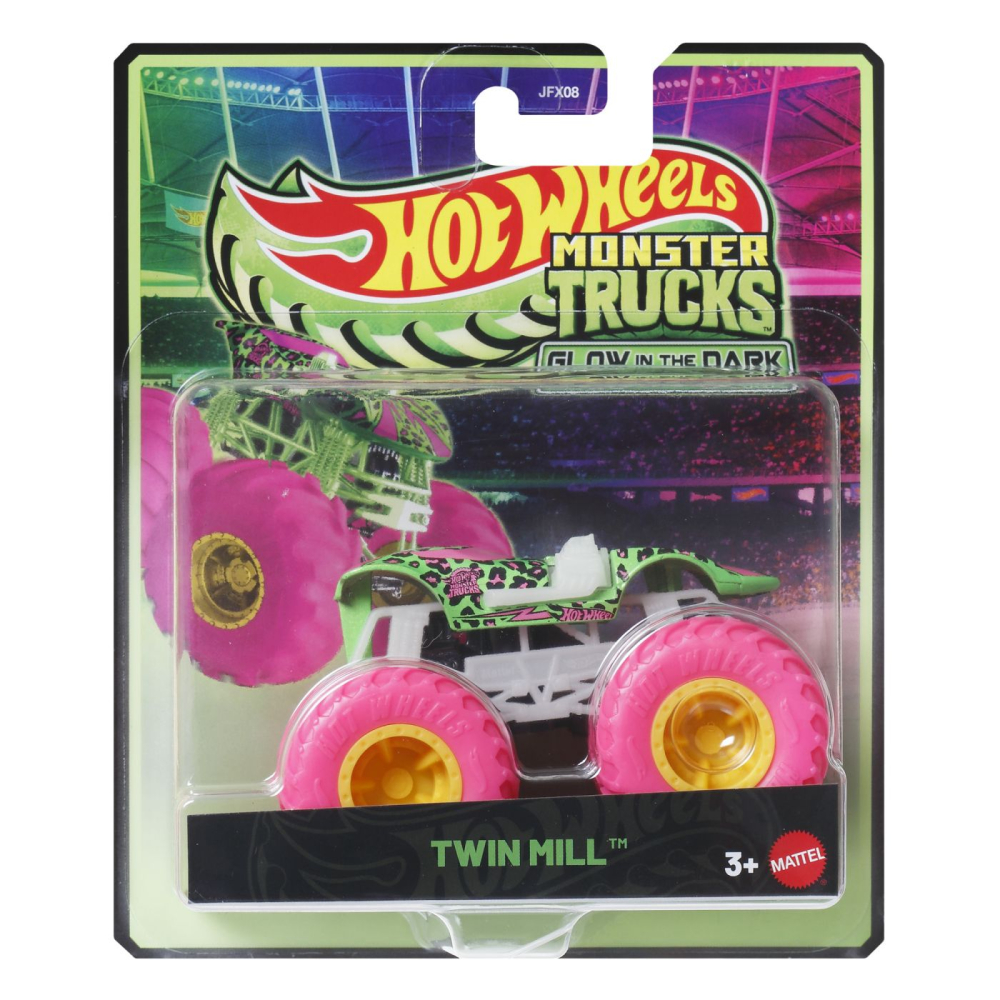 Hot Wheels Monster Truck Twin Mill Glow in the Dark