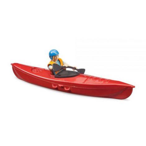 Bruder Figurina cu Caiac 63155 - Jucărie Sportivă