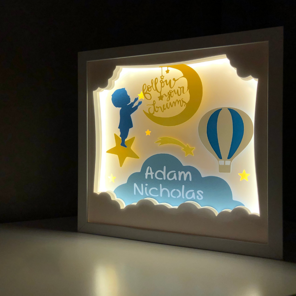 Tablou Luminos Baietel 029 - Deco Magica Noorhandmadeatelier - imagine 5