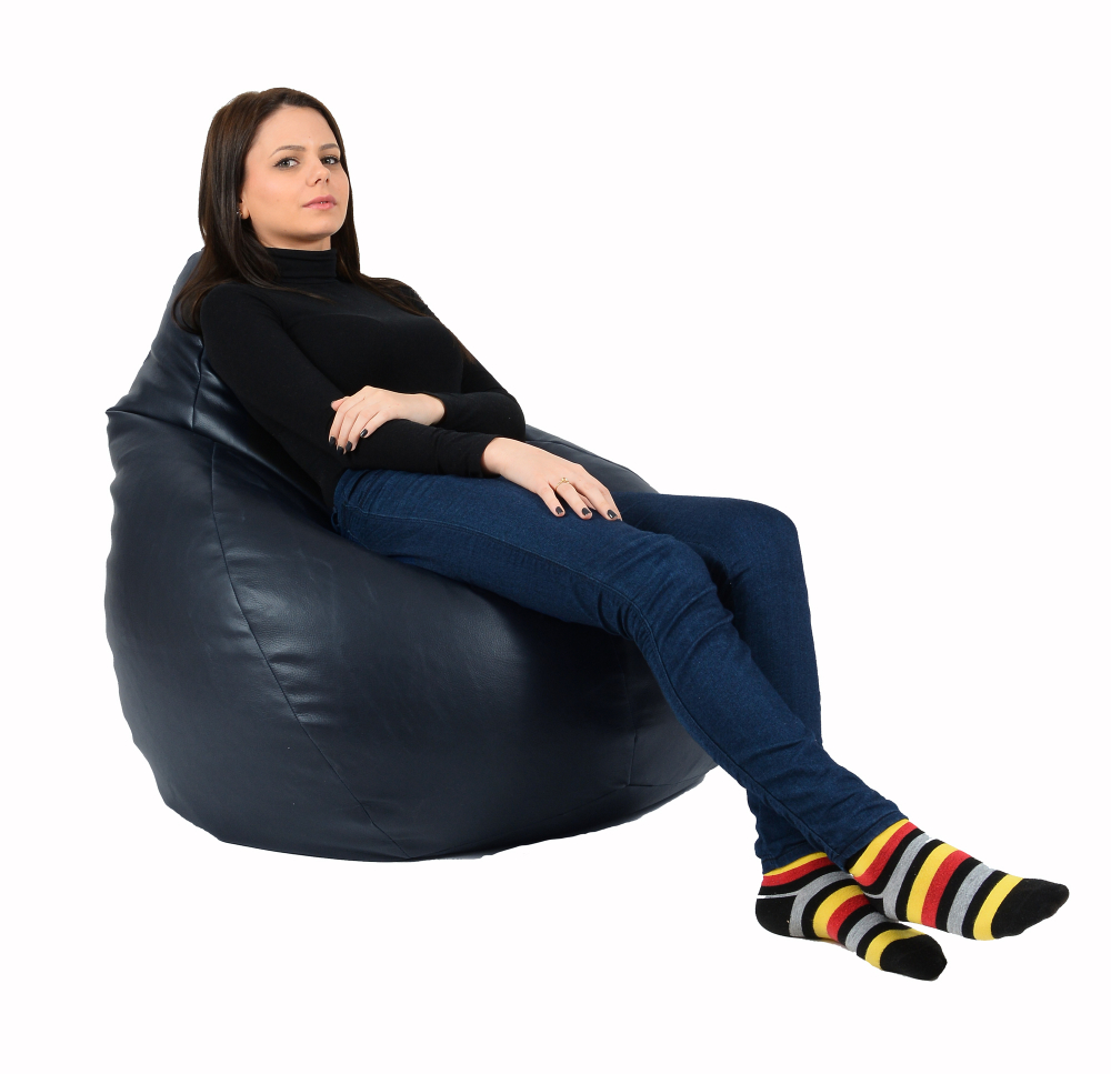 Fotoliu Pufrelax Nirvana Hobbit Black | Confort Maxim