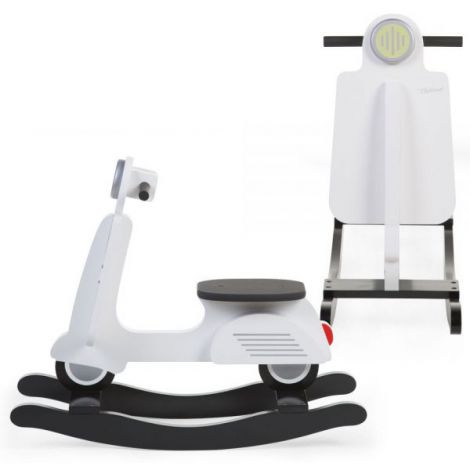 Balansoar Childhome Scooter Alb - Dezvoltare Echilibru - imagine 2