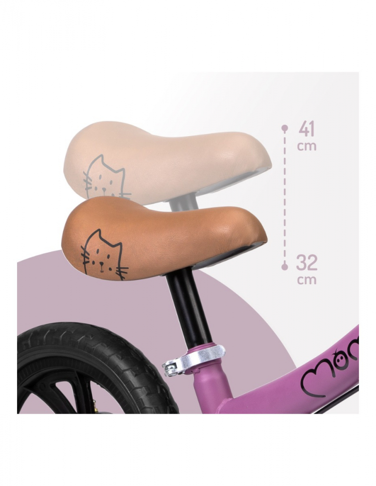Bicicleta Momi Breki Purple 12 inch, fără pedale - imagine 5