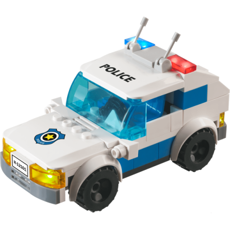 Stax Masina Politie cu Lumini si Sunete - Open Brick - imagine 2