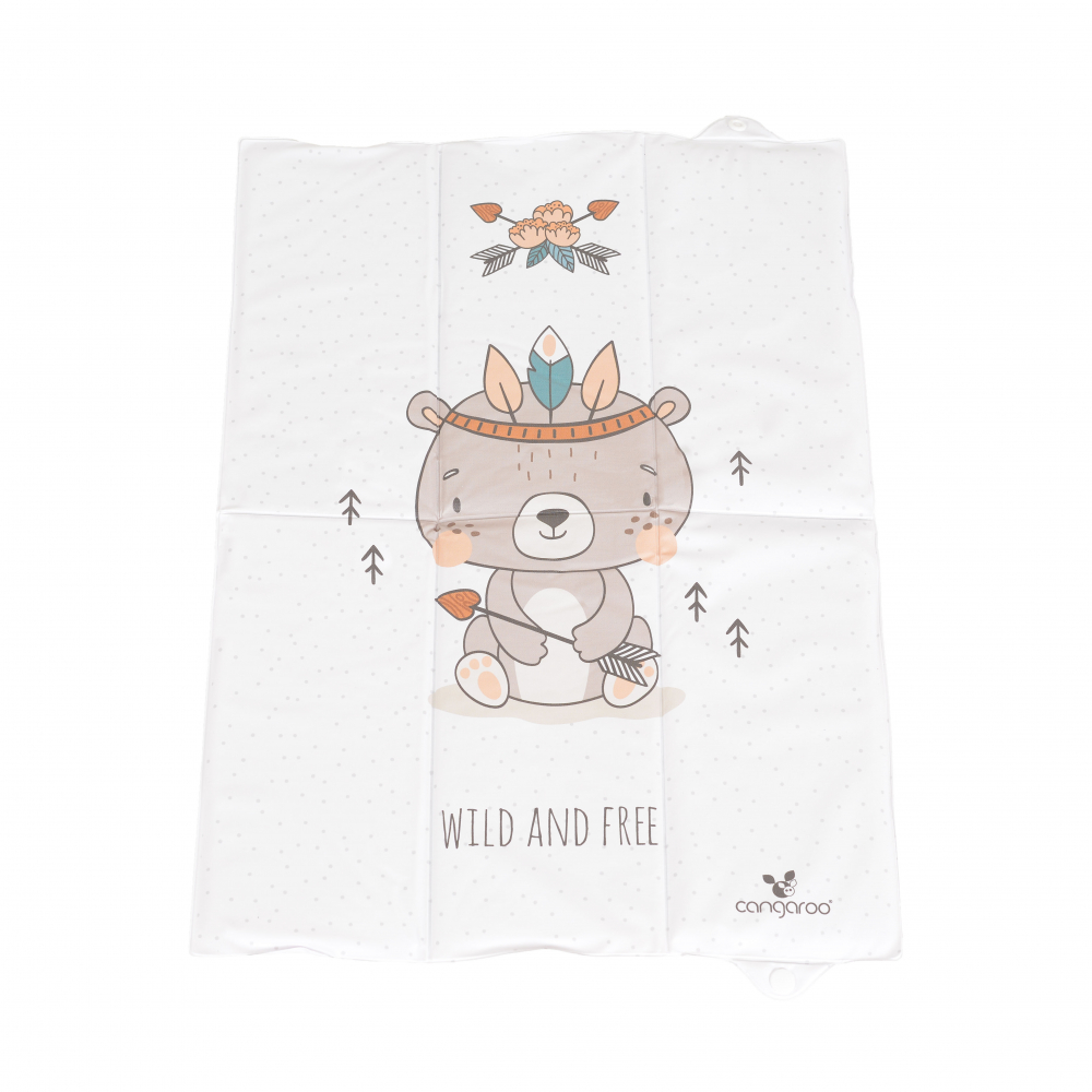 Saltea infasat pliabila Cangaroo Bear, 60x40 cm - imagine 4