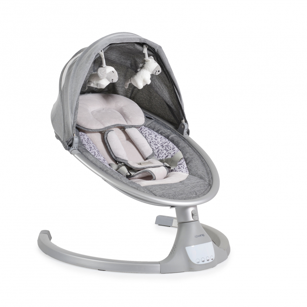 Leagan Electric Cangaroo ISwing Silver, 5 Viteze, Telecomanda