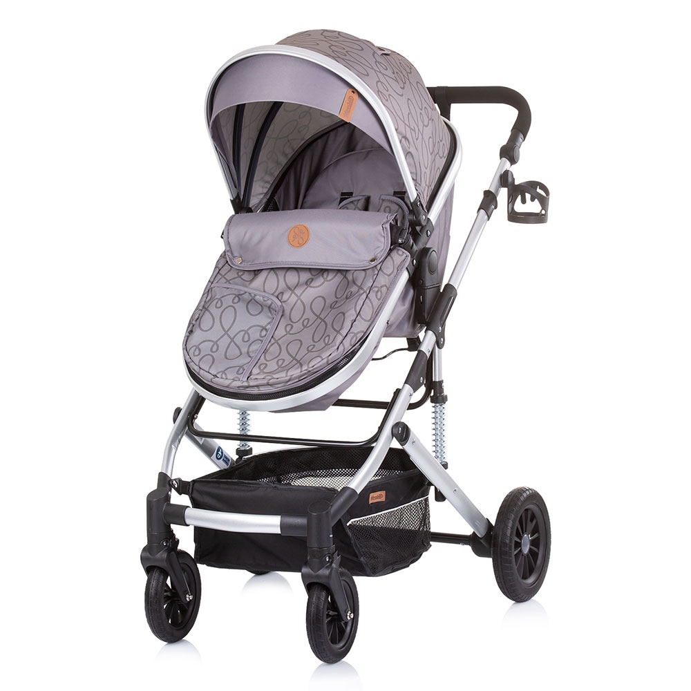 Chipolino Estelle 2 in 1 Glacier - Carucior Landou - imagine 4