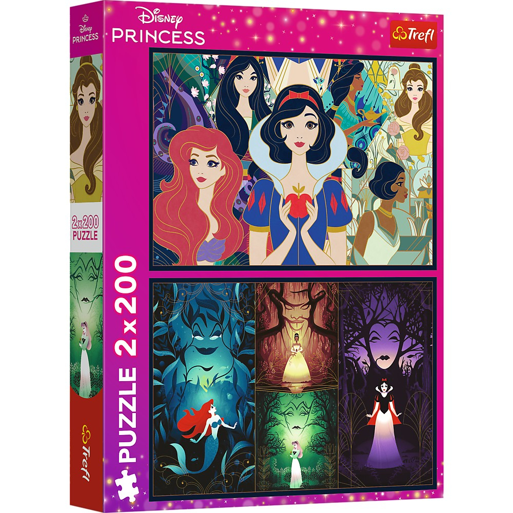 Puzzle Trefl 2x200 Disney Frumoasele Printese