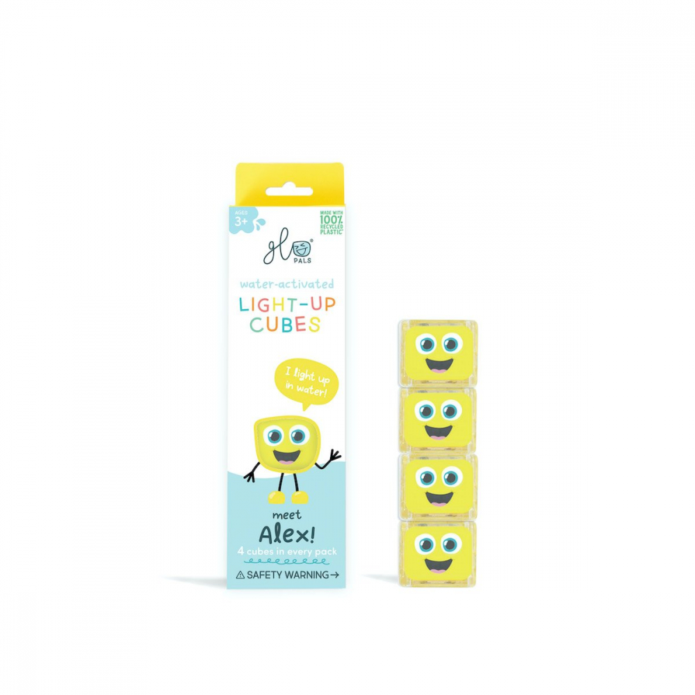 Jucărie Senzorială de Baie Glo Pals Alex - Galben - imagine 7
