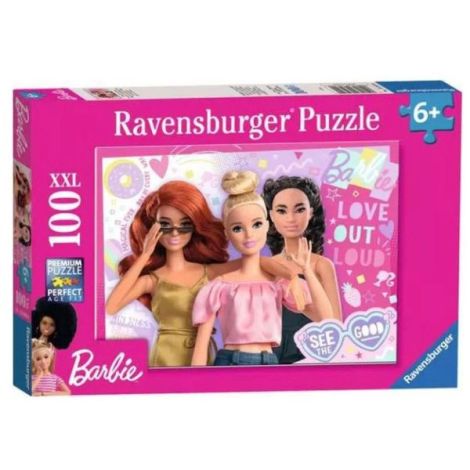 Puzzle Barbie 100 Piese Ravensburger - Pentru Micile Visătoare - imagine 2
