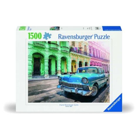Puzzle Ravensburger 1500 Piese - Masina din Cuba