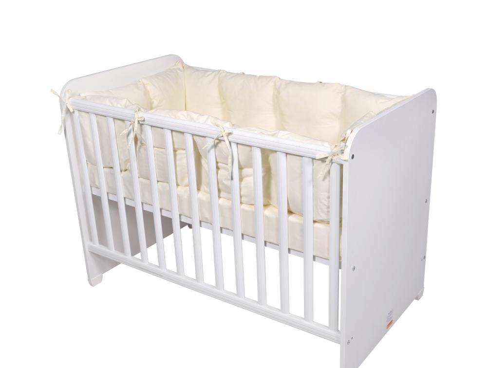 Set protecții pat Lorelli 4 piese, 60x120 cm, Beige