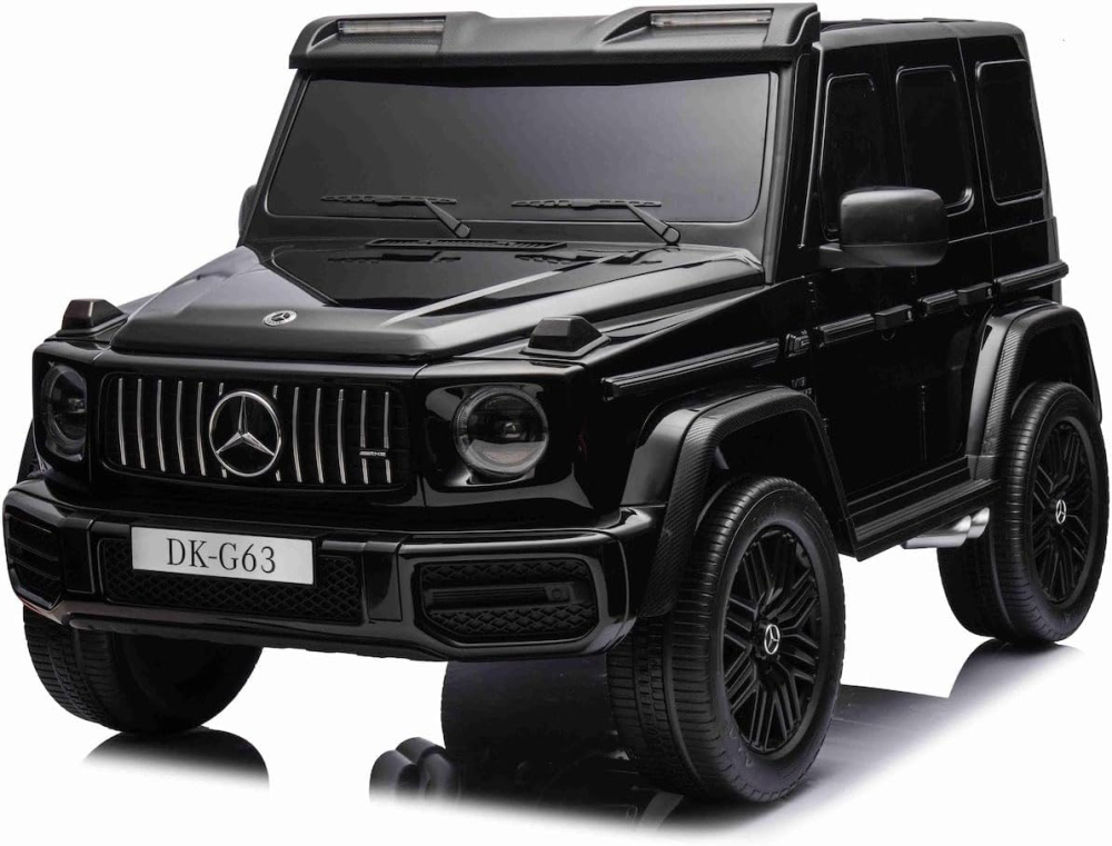 Masinuta electrica copii Mercedes G63, 2 locuri, 4x4, 800W, 24V 14Ah, MP4, neagra