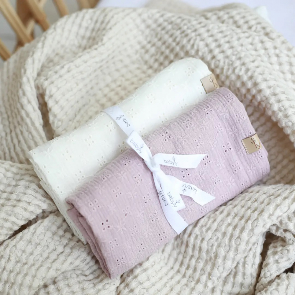 Set 2 scutece museline Babyly, tifon dublu - imagine 3