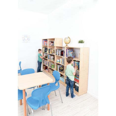 Dulap bibliotecă Moje bambino, 4 rafturi spațioase - imagine 6