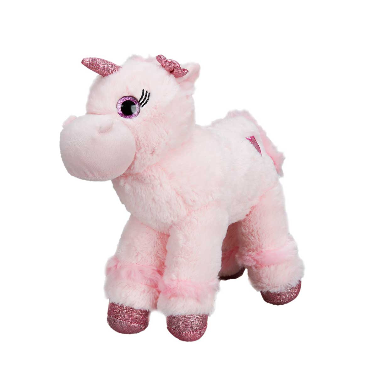 Unicorn Plus Puffy Friends 28 cm Roz Deschis