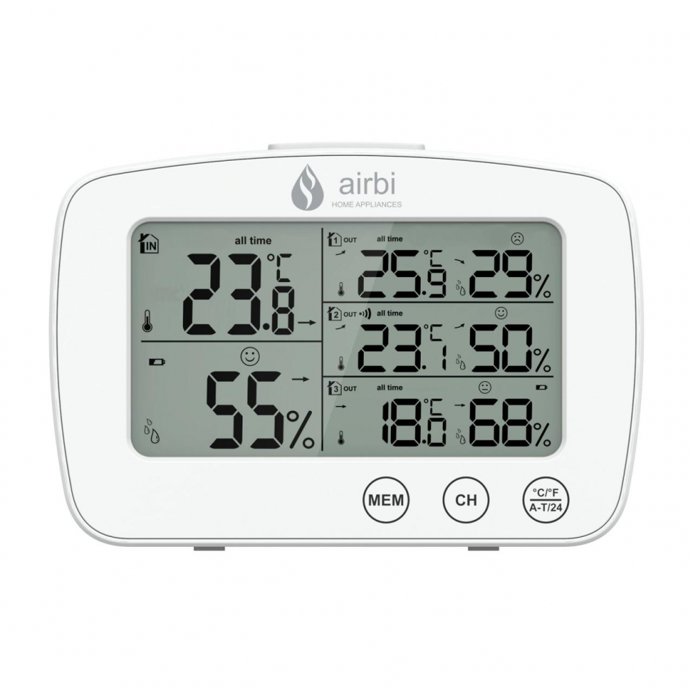 Termometru Digital Airbi Trio cu 3 Senzori Wireless - imagine 2