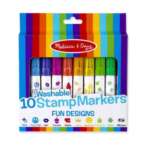 Set 10 Stampile Marker Lavabile Melissa & Doug