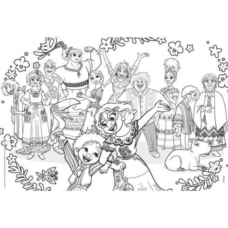 Puzzle Lisciani Encanto de Colorat 2x60 Piese - imagine 5