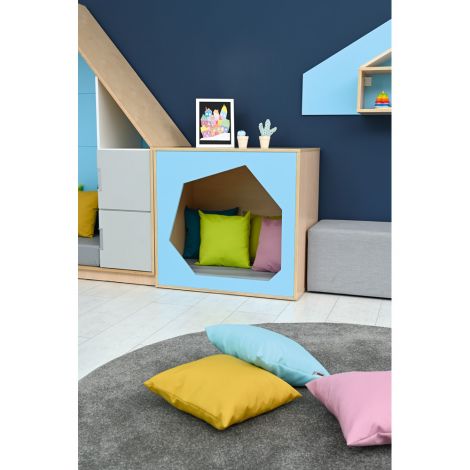 Casuta Joaca Moje Bambino Quadro - Bleu - imagine 3