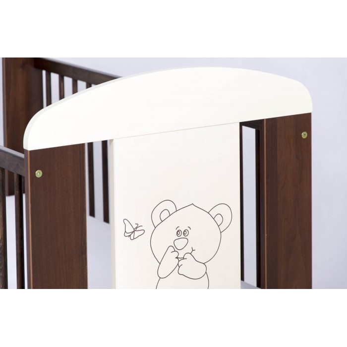 Patut Drewex Bear cu sertar si saltea - imagine 3