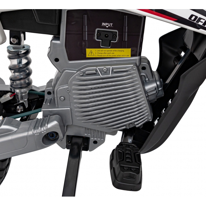 Motocicleta Electrica Ramiz Rosu Copii - imagine 4