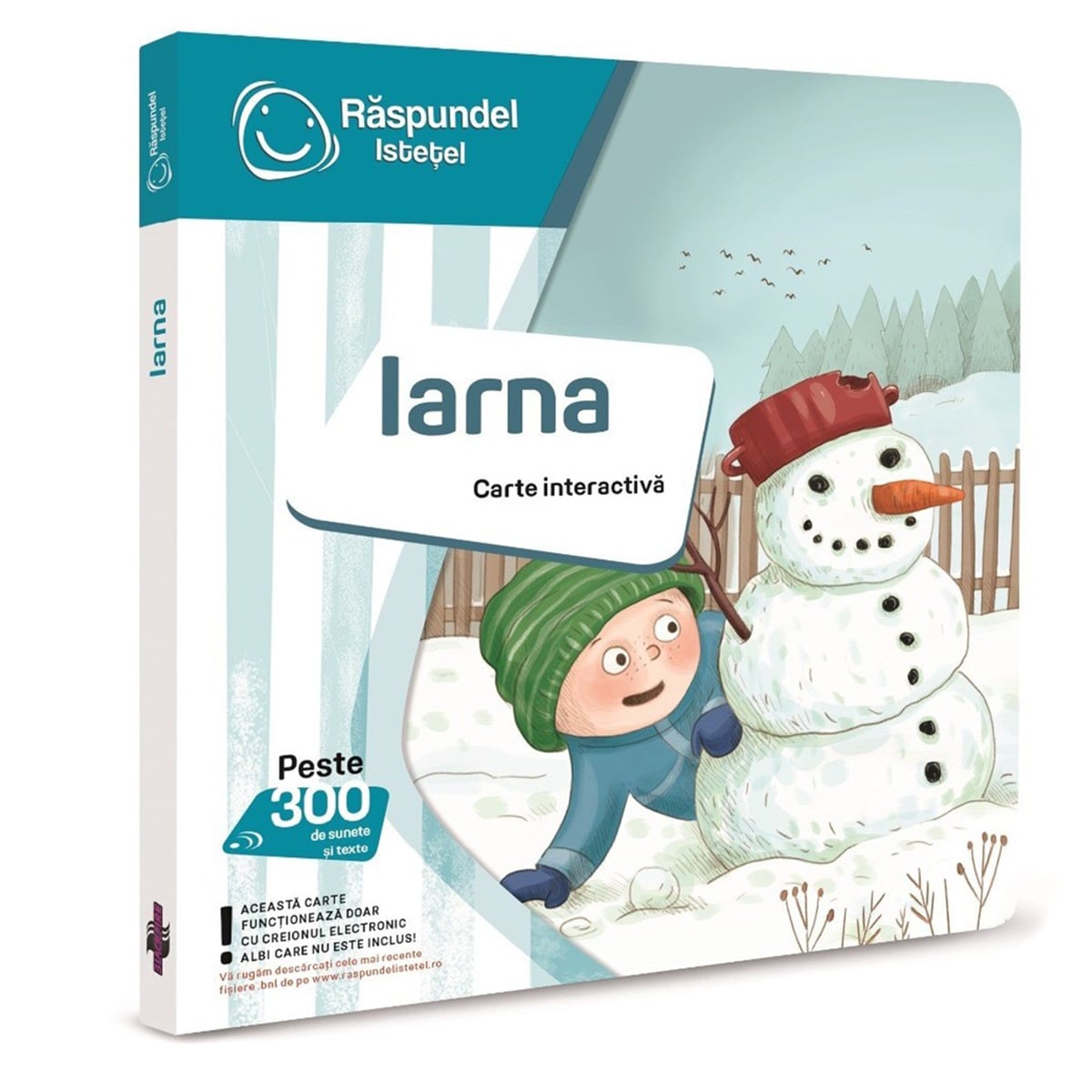 Carte Interactivă Răspundel Istețel Iarna + Peste 300 Sunete