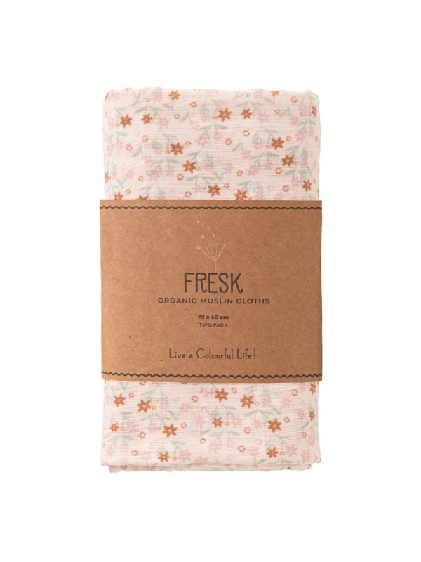 Set 2 Museline Fresk Garden Flowers | Delicate
