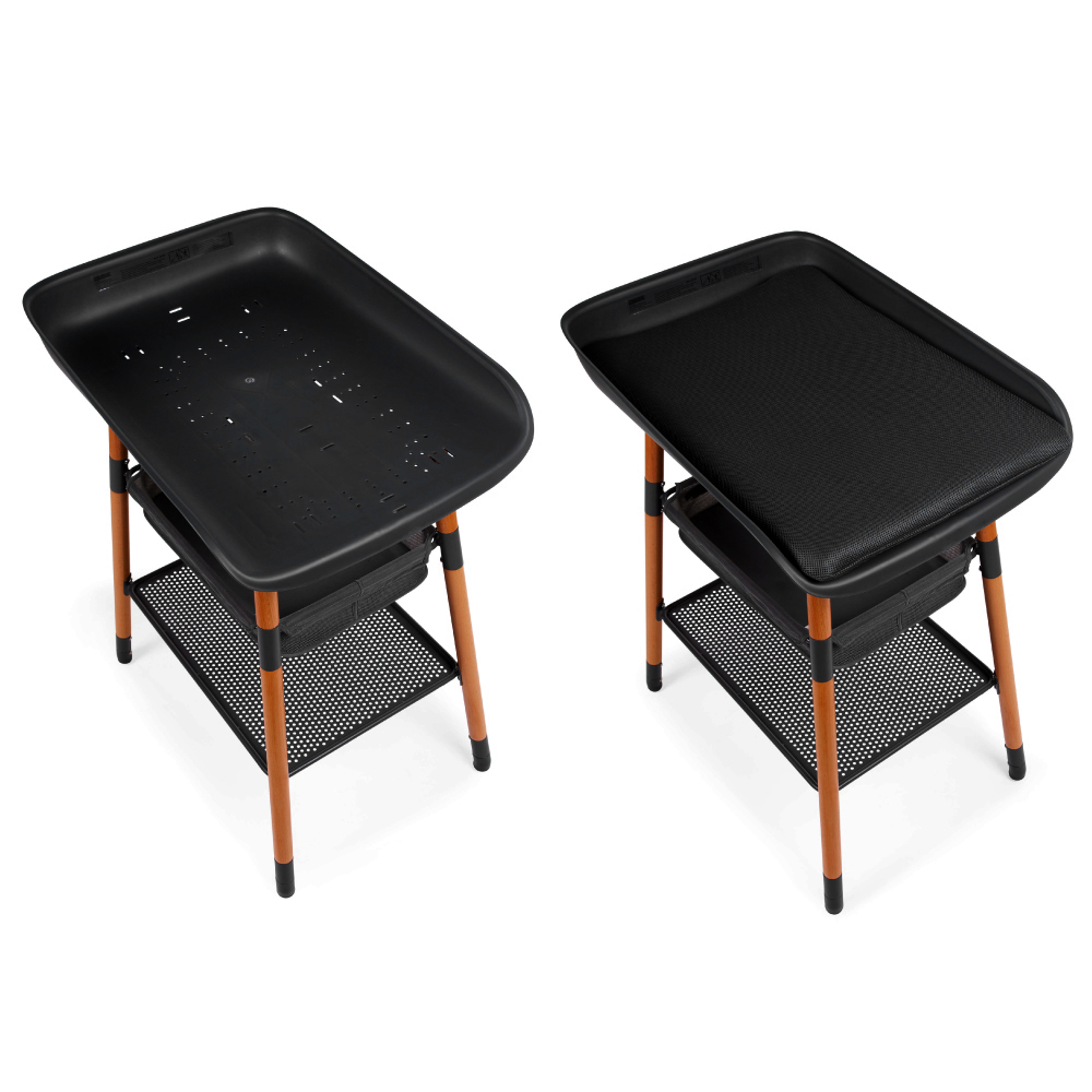 Masa de infasat Childhome Evolux, 4 inaltimi, Nuc/Negru - imagine 3