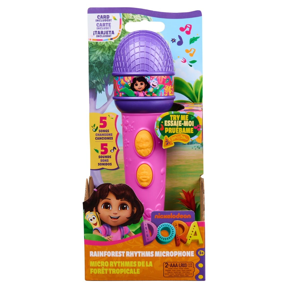 Microfon Dora Exploratoarea cu 5 cântece interactive