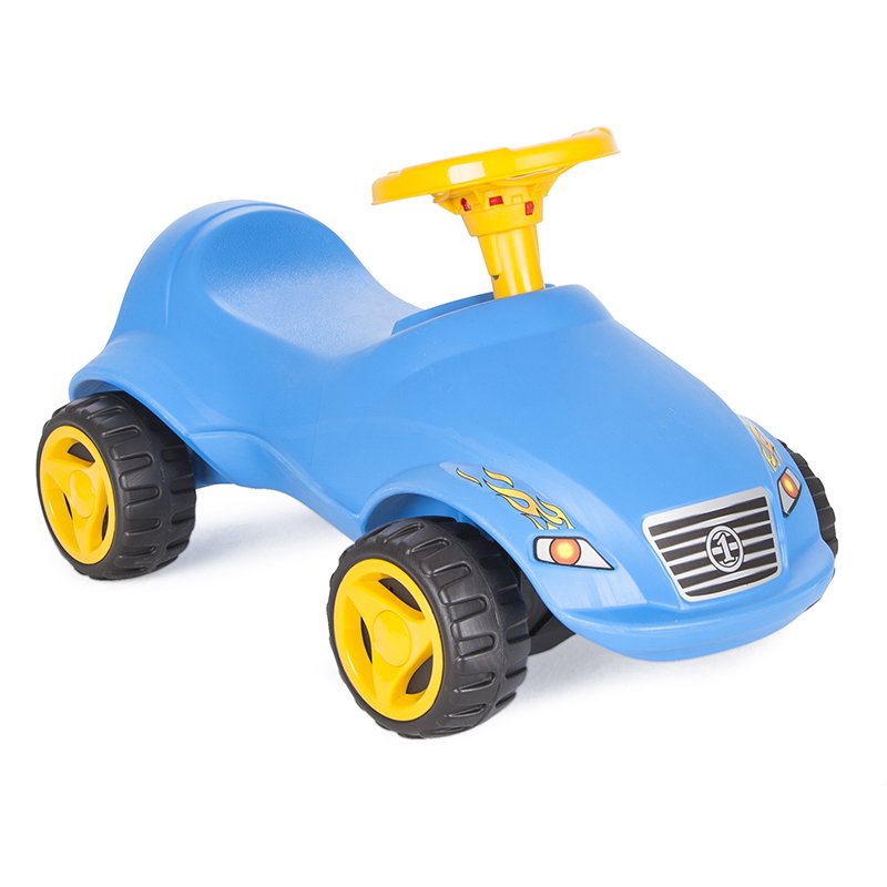 Mașinuță Pilsan Fast Car Blue, fără pedale, 3 ani+
