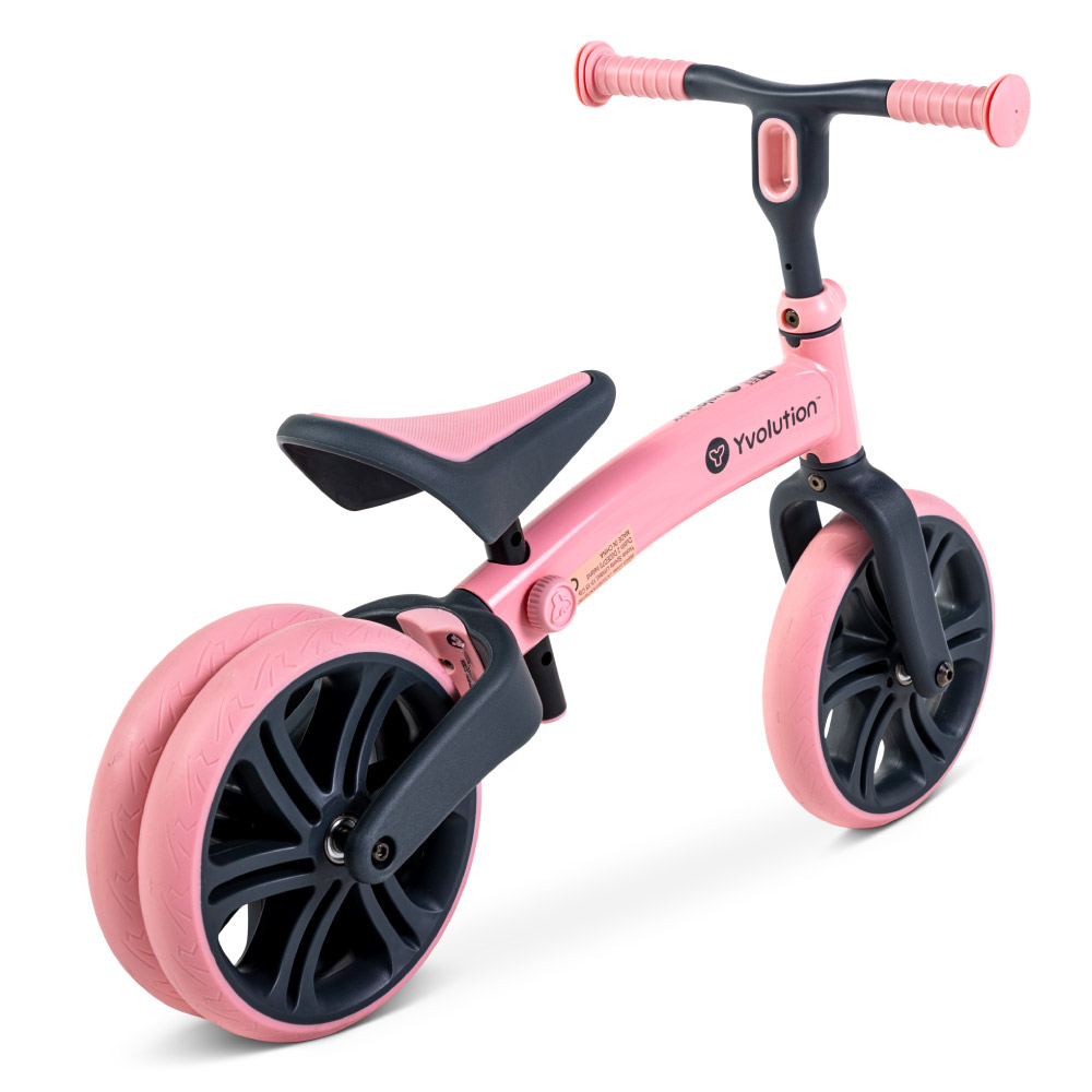 Bicicleta fara pedale Yvolution Y Velo Junior Pink