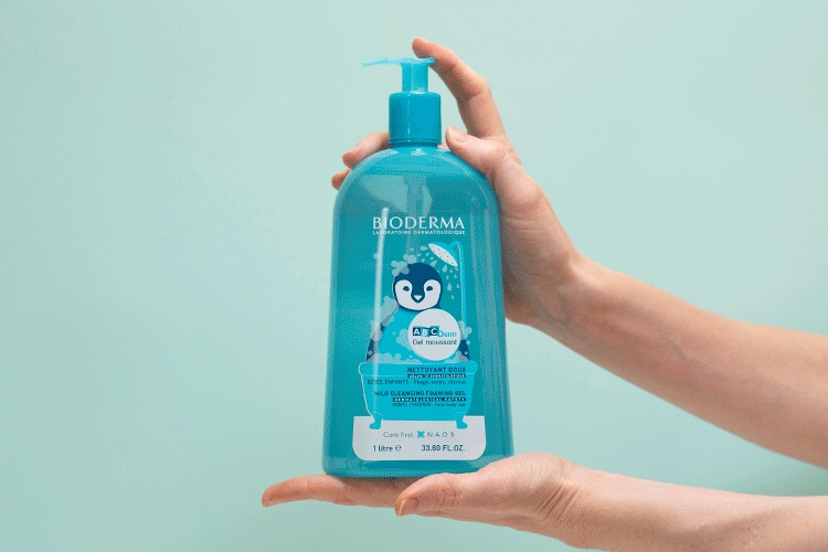 Gel spumant Bioderma ABCDerm 1000ml Curățare - imagine 3
