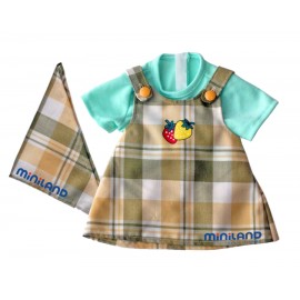 Ținută Papusi Miniland 32 cm - Bluza și Sarafan