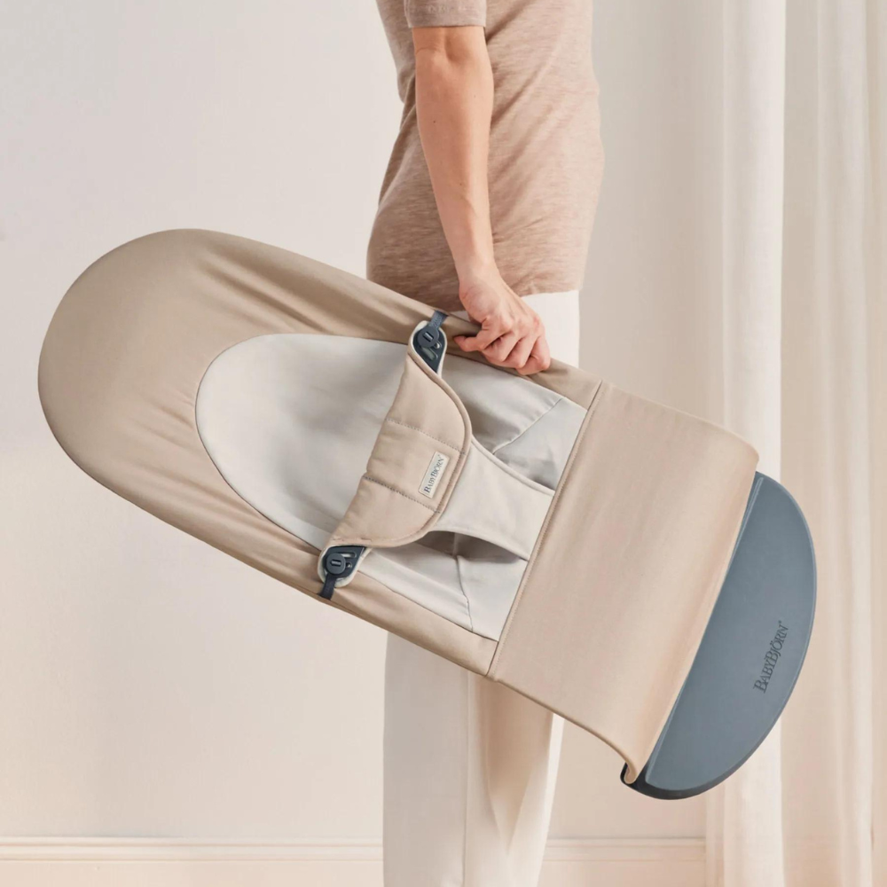 Balansoar BabyBjorn Balance Soft Khaki, Ergonomic - imagine 8