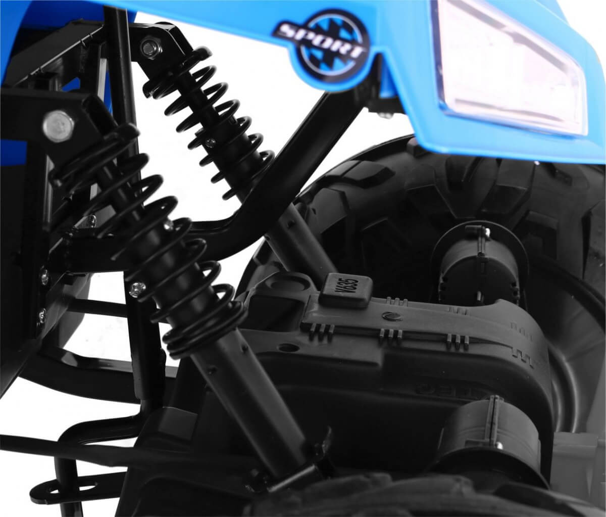 ATV Electric Copii QUAD SPORT RUN 4X4 Albastru - imagine 7