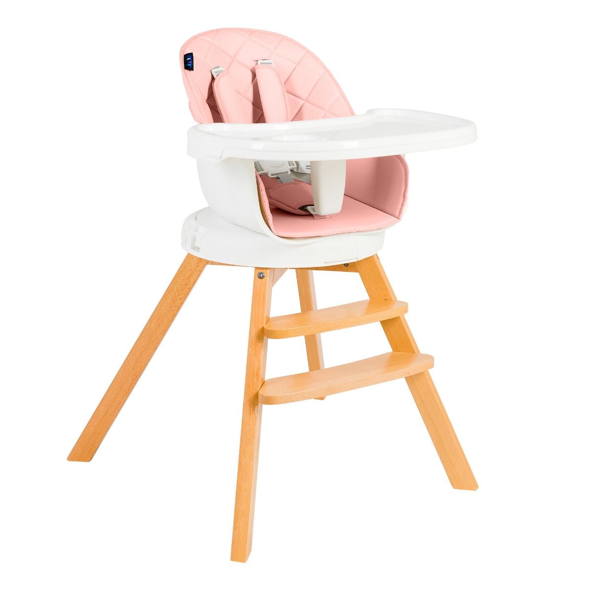 Scaun masa 3in1 Juju Eat & Twist, 360°, Roz