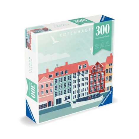 Puzzle Copenhaga 300 piese Ravensburger - imagine 3