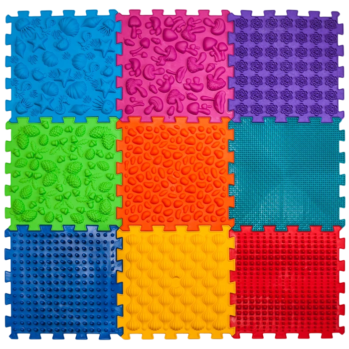 Ortek Set 9 Covorase Senzoriale pentru Dezvoltare - imagine 9