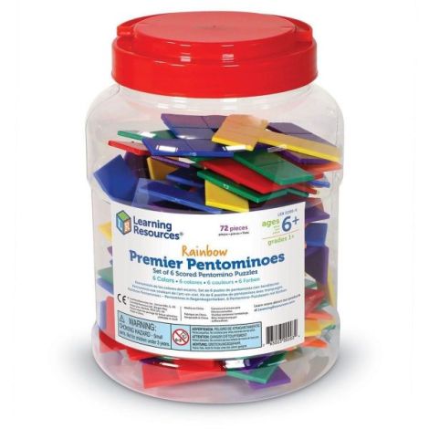 Set Pentomino Learning Resources, 72 piese - imagine 3