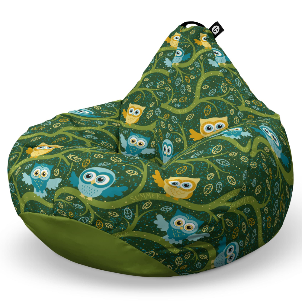 Fotoliu Puf XL Bufnite Updeco Verde - imagine 6