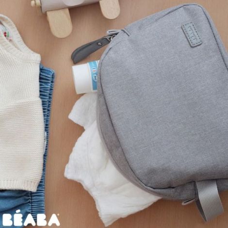 Geanta Beaba Heather Grey - Ideală pentru Călătorii - imagine 4